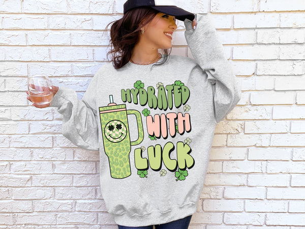 Hydrated with Luck DTF or Sublimation Transfer