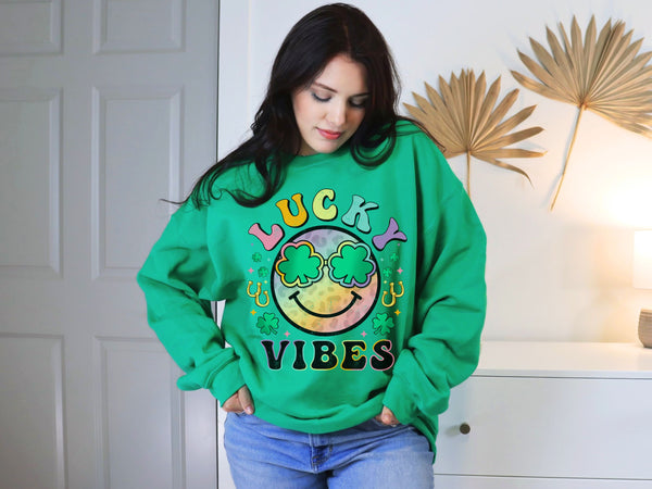 Lucky Vibes DTF or Sublimation Transfer