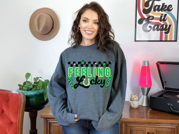 Feeling Lucky DTF or Sublimation Transfer
