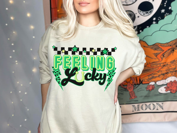Feeling Lucky DTF or Sublimation Transfer