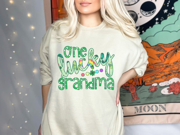 One Lucky Grandma DTF or Sublimation Transfer