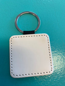 Blank Sublimation Square Keychain