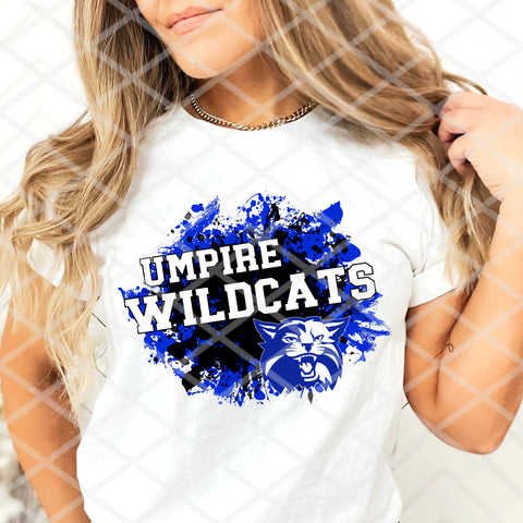 Wildcats Paint Splatter Sublimation or HTV Transfer