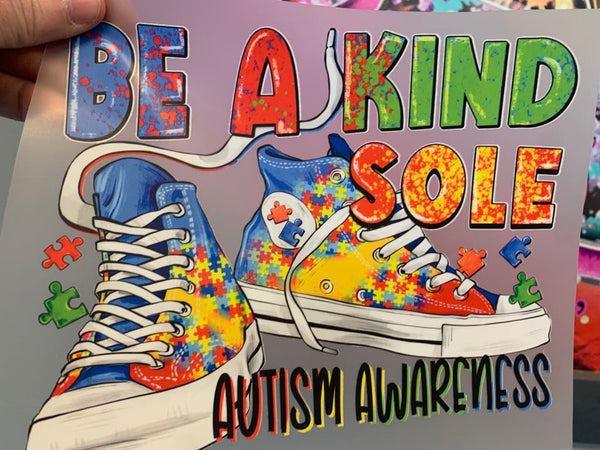 Autism Be a Kind Soul, Ready to Press Transfer