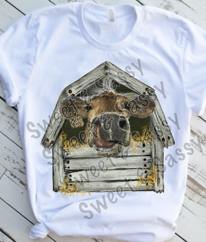 Cow, Sublimation Transfer