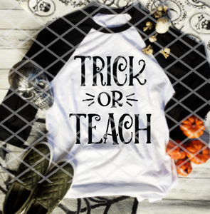 Trick or Teach, Ready to Press, Screen print transfers