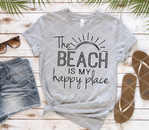 The Beach is my Happy Place Sublimation Transfer