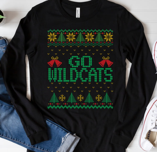 Ugly Sweater School Spirit Sublimation or DTF Transfer