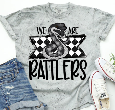 We Are Rattlers School Spirit Sublimation or DTF Transfer