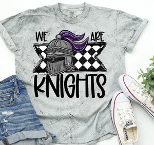 We Are Knights School Spirit Sublimation or DTF Transfer