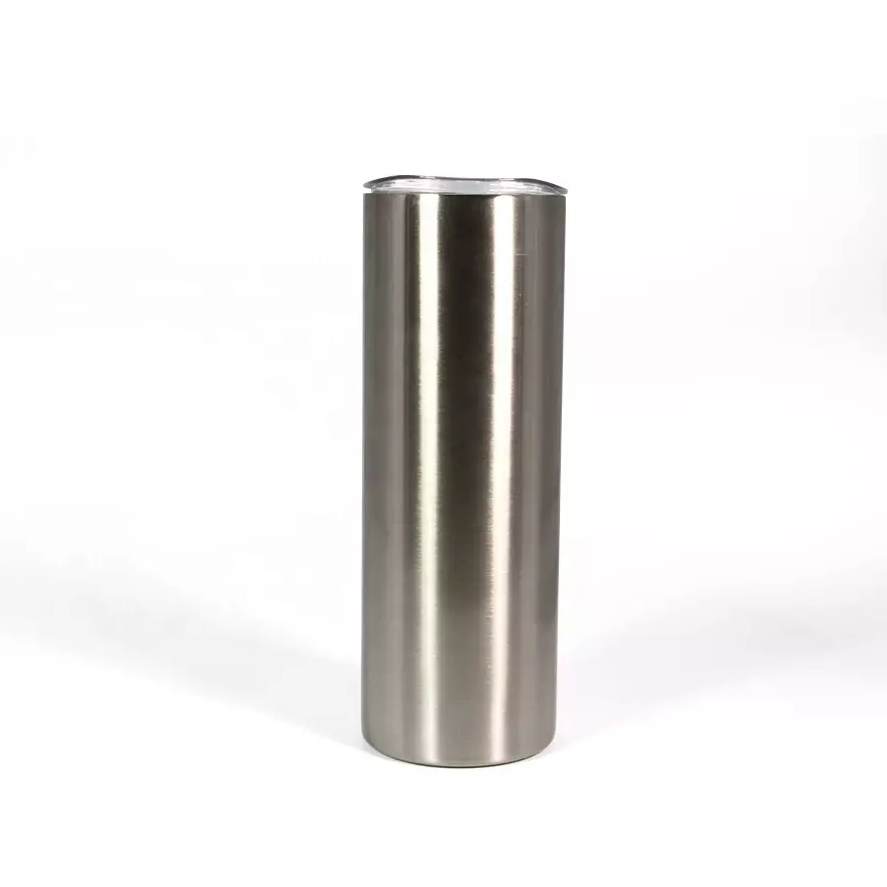 Silver Blank Sublimation 20oz. Tumblers, Straight