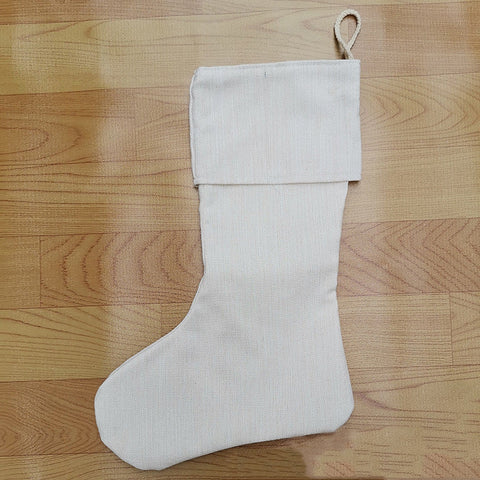 Christmas Linen Stocking for sublimation