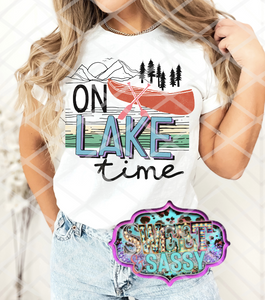 On Lake Time, Ready to Press Sublimation Transfer