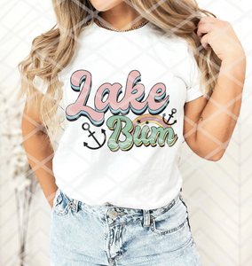 Lake Bum, Ready to Press Sublimation Transfer