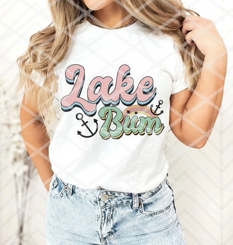 Lake Bum, Ready to Press Sublimation Transfer