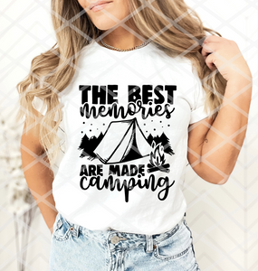 Best Memories are Made Camping, Ready to Press Sublimation Transfer