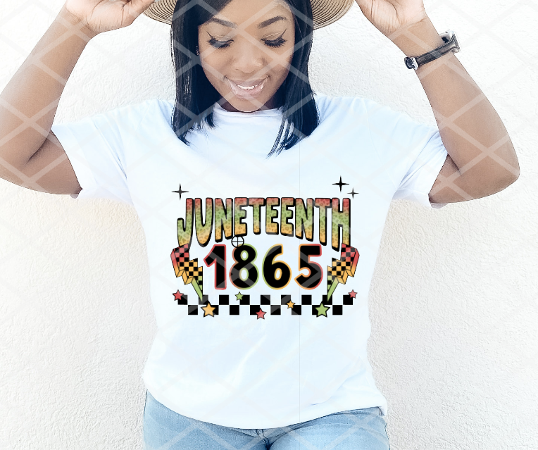 Juneteenth 1865, Ready to Press Sublimation Transfer