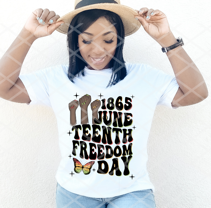Juneteenth Freedom Day, Ready to Press Sublimation Transfer