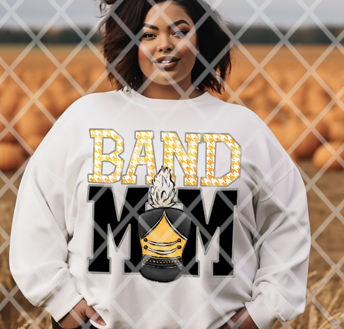 Band Mom Gold / Yellow Sublimation or DTF Transfer