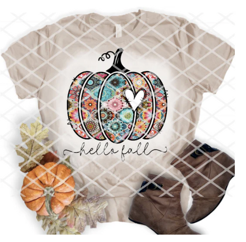 Hello Fall Sublimation or DTF Transfer