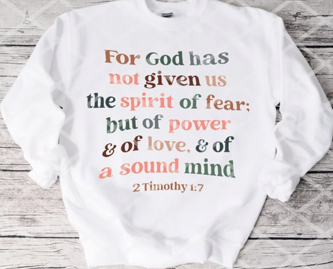 Ready to Press Heat Transfer Sublimation Design / the Lord is My Strength  and My Song / Retro / Vintage 