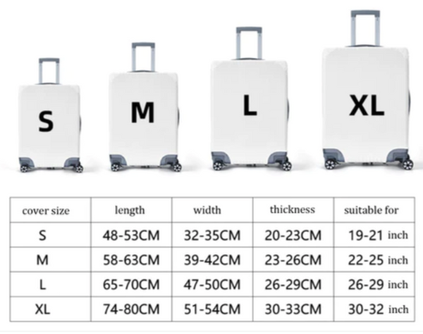 Sublimation Blank Travel Luggage Cover