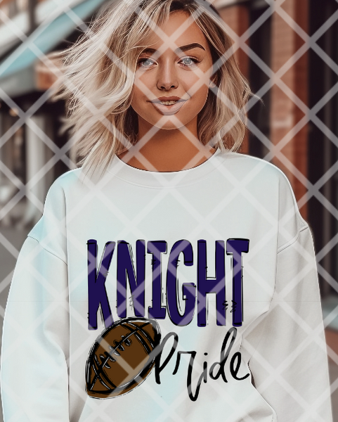 Knight Pride/Spirit Any Sport Custom Sublimation or DTF Transfer.