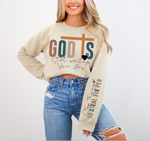 God is still writing your story Sublimation or DTF Transfer