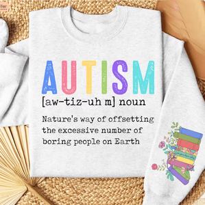 Autism with Pocket, Sublimation Transfer