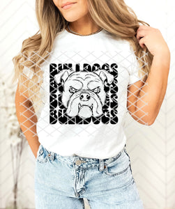 Stacked Bulldogs Sublimation or DTF transfer