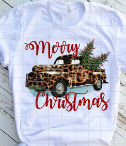 Merry Christmas Sublimation or DTF Transfer