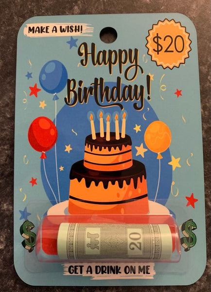 Celebrate Happy Birthday - Sublimation Money Card Transfers