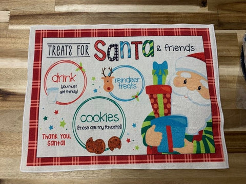 Santa Cookies, Sublimation Transfer