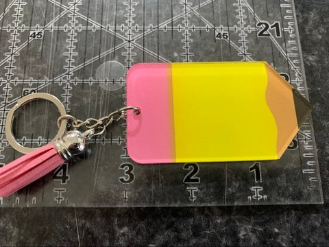 Teacher Pencil Keychains