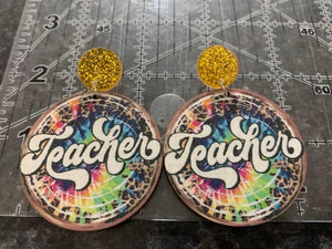Teacher, Teacher Earrings - Package Fillers