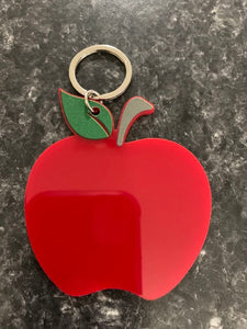 Teacher Apple Keychains