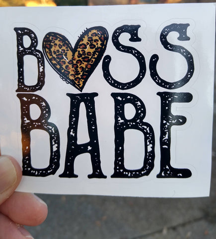 Boss Babe Vinyl Decal