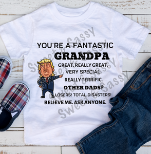You're a Fantastic Grandpa Sublimation Transfer