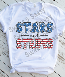 Stars and Stripes Sublimation Transfer