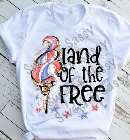 Land of the Free Sublimation Transfer
