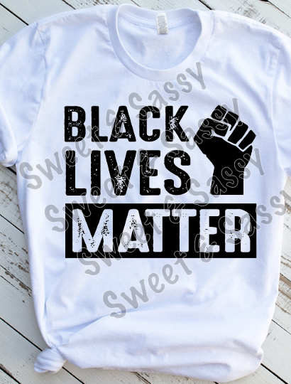 Black Lives Matter Sublimation Transfer