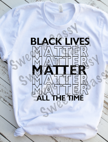 Black Lives Matter, BLM Sublimation Transfer