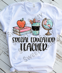 Special Education Teacher Sublimation Transfer
