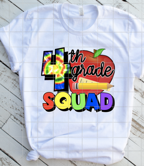1st - 4th Grade Level Sublimation Transfers