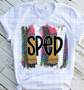 SPED, Special Education, Back to School, Sublimation Transfers