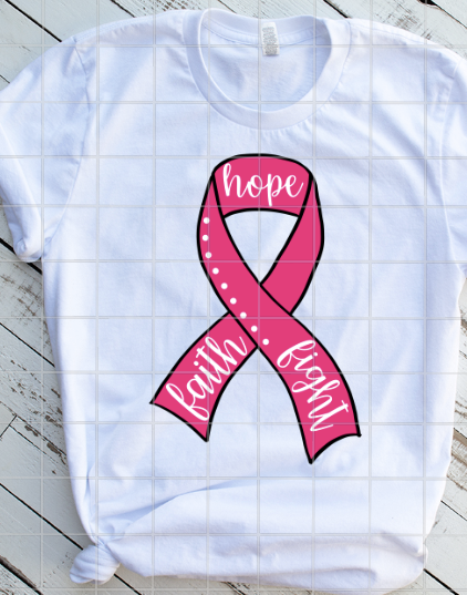 Breast Cancer Sublimation Transfer