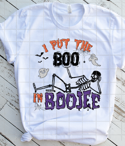 I put the boo in Boojee Sublimation Transfer