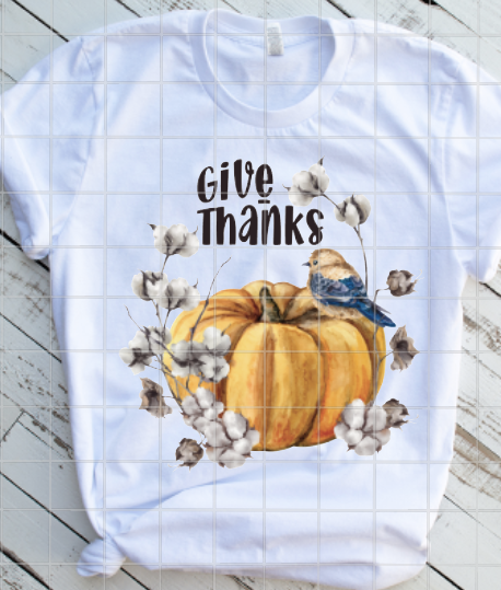 Give Thanks Sublimation Transfers