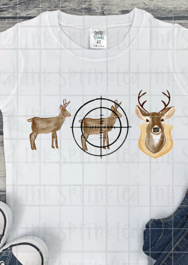 Target, Deer hunting, Sublimation Transfer