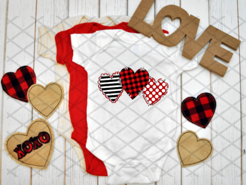 Hearts, Valentine's Day, Ready to press, Sublimation Transfer